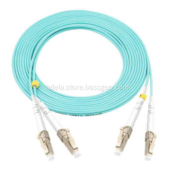 LC-LC OM4 duplex patch cable OFNR/OFNP